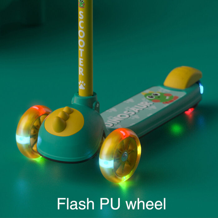 Flashing PU wheel Child Scooter (5)